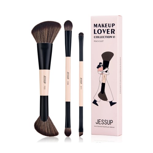 Jessup Beauty - *Collection VI* - Conjunto de 3 pincéis - Peach Dust
