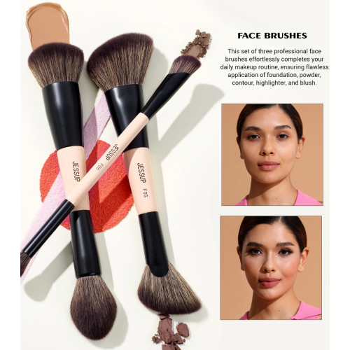 Jessup Beauty - *Collection VI* - Conjunto de 7 pincéis - T600: Peach Dust