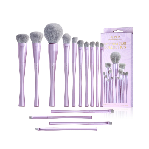 Jessup Beauty - *Everyday Glam* - Conjunto de pincéis 14pc Luxury Purple - T512