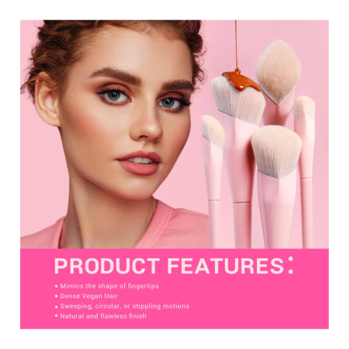 Jessup Beauty - *Makeup Lover Collection IV* - Conjunto de 14 pincéis - Crystal Pink