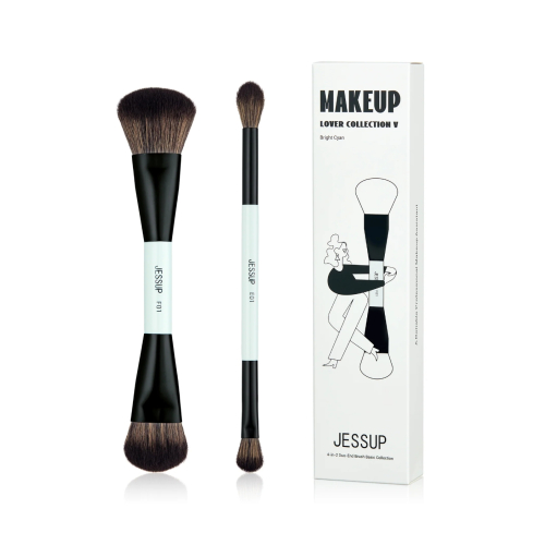 Jessup Beauty - *Makeup Lover Collection V* - Conjunto de 2 Pincéis Duplos - Bright Cyan
