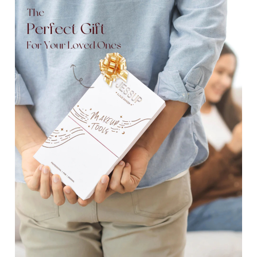 Jessup Beauty - Conjunto de 14 pincéis - Cloud Dancer