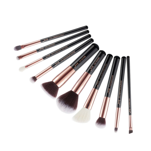 Jessup Beauty - Conjunto de pincéis de 10 peças - T156: Black/Rose Gold