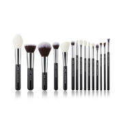 Jessup Beauty - Conjunto de pincéis 15 pcs - T180: Black/Silver