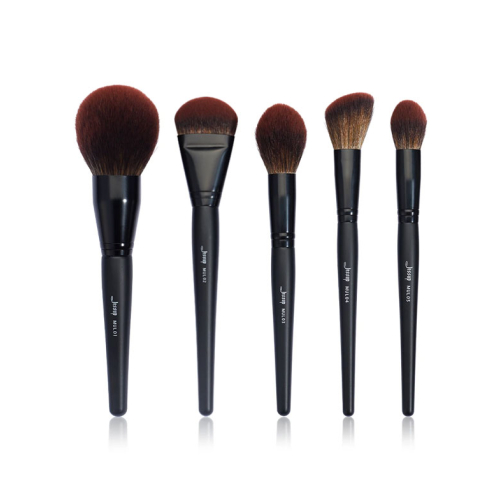 Jessup Beauty - Conjunto de pincéis de 5 peças Black Face Collection - T273: Makeup Lover (Phantom Black)