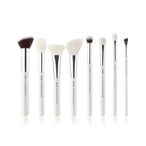 Jessup Beauty - Conjunto de pincéis de 8 peças - T239: White/Silver