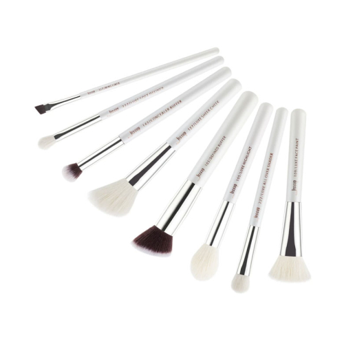 Jessup Beauty - Conjunto de pincéis de 8 peças - T239: White/Silver