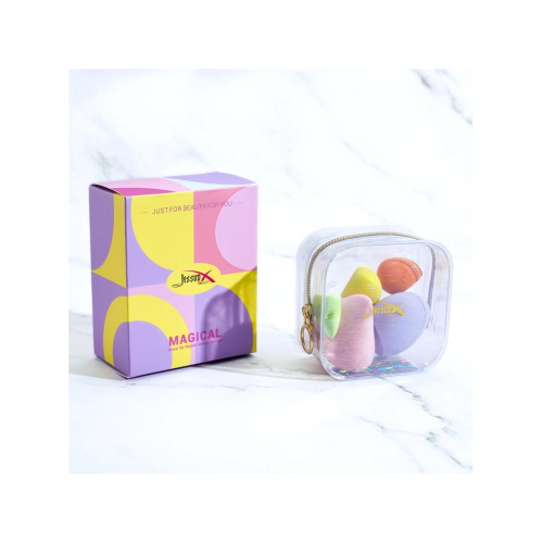 Jessup Beauty - Conjunto de esponjas e bolsa de cosméticos My Magical Makeup Sponges