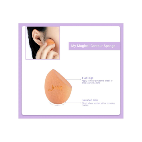 Jessup Beauty - Conjunto de esponjas e bolsa de cosméticos My Magical Makeup Sponges