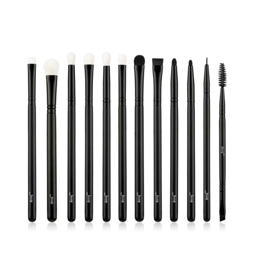 Jessup Beauty - Conjunto de pincéis com 12 peças - T322: Essential Black