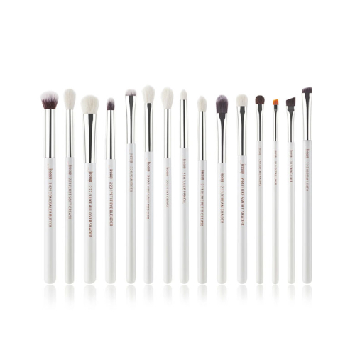 Jessup Beauty - Conjunto de pincéis 15 pcs - T237: White/Silver