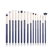 Jessup Beauty - Conjunto de pincéis de 15 peças - T477: Prussian Blue / Golden Sands