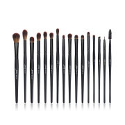 Jessup Beauty - Conjunto de pincéis de 16 peças Black Precision - T272: Makeup Lover (Phantom Black)