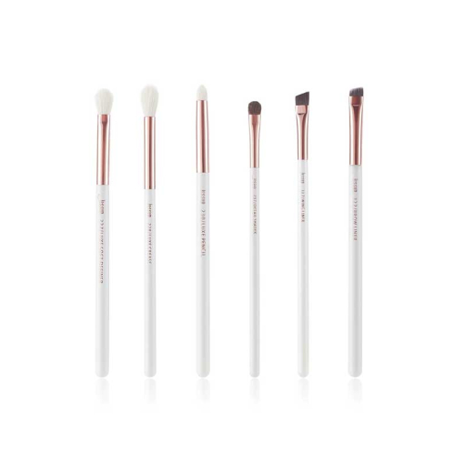 Jessup Beauty - Conjunto de pincéis 6 pcs - T221: White/Rose Gold