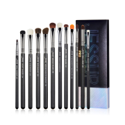 Jessup Beauty - Conjunto de pincéis PRO 12pcs - T339: Black/Silver