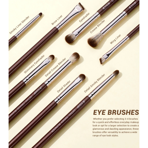 Jessup Beauty - *The Artists Eye Brush* - Conjunto de 15 pincéis - Shimmer Brown