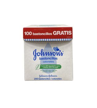 Johnson & Johnson - Cotonetes 100 u.+100uds