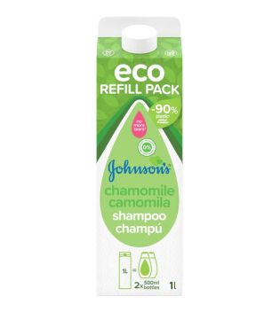 Johnson & Johnson - Shampoo bebê - Camomila Eco Refill Pack 1000ml