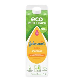 Johnson & Johnson - Shampoo bebê - Gold Eco Refill Pack 1000ml