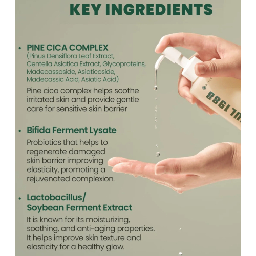 K-Secret - *Seoul 1988* - Óleo de Limpeza Pine CICA 1% + Probiotics