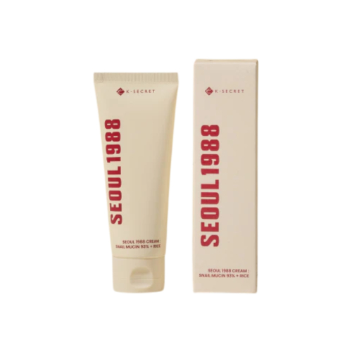 K-Secret - *Seoul 1988* - Creme Facial Snail Mucin 93% + Rice