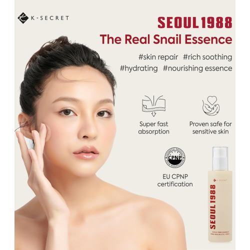 K-Secret - *Seoul 1988* - Essência Snail Mucin 97% + Rice