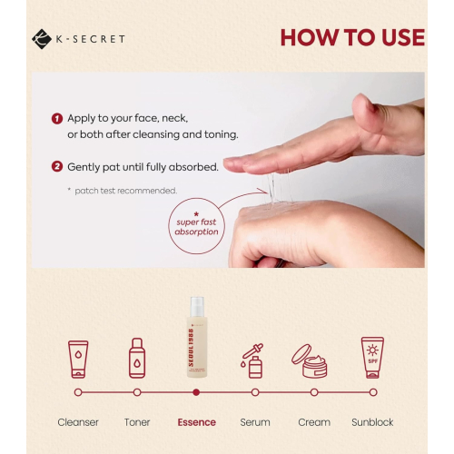 K-Secret - *Seoul 1988* - Essência Snail Mucin 97% + Rice