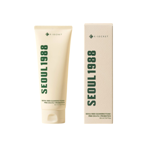 K-Secret - *Seoul 1988* - Sabonete Facial Espumante Pine CICA 1% + Probiotics