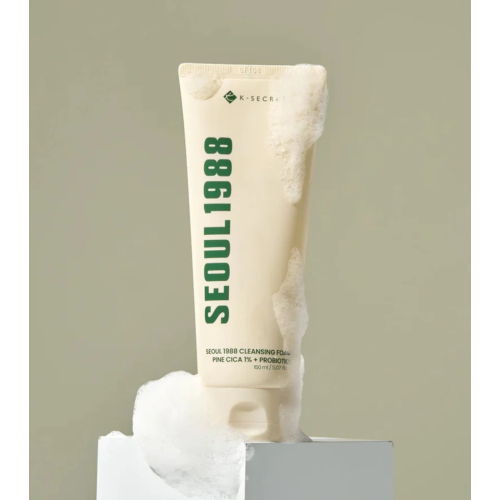K-Secret - *Seoul 1988* - Sabonete Facial Espumante Pine CICA 1% + Probiotics