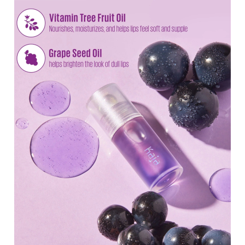 Kaja - Óleo labial Juicy Glass - 04: Grape Glowtini