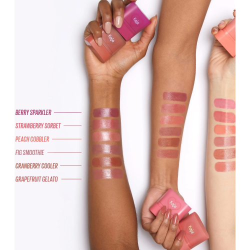 Kaja - Bálsamo multiaderente para lábios e bochechas Dewy Bar - Berry Sparkler