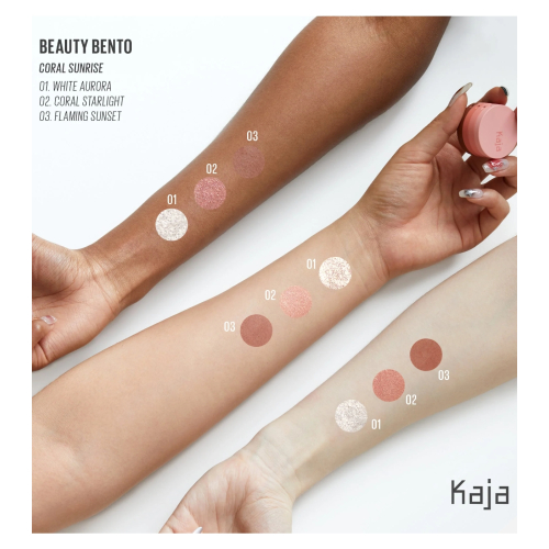 Kaja - Sombra 3 em 1 Beauty Bento - Coral Sunrise