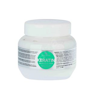 Kallos Cosmetics - Máscara capilar Keratin 275 ml - Queratina e proteína do leite