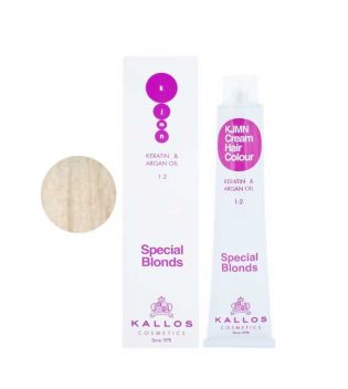 Cosméticos Kallos - Tintura de cabelo Special Blonds - 12.8: Special Ultra Pearl Blond