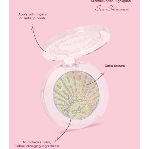 Karla Cosmetics - Iluminador Seeamless Satin - Sea Shimmer