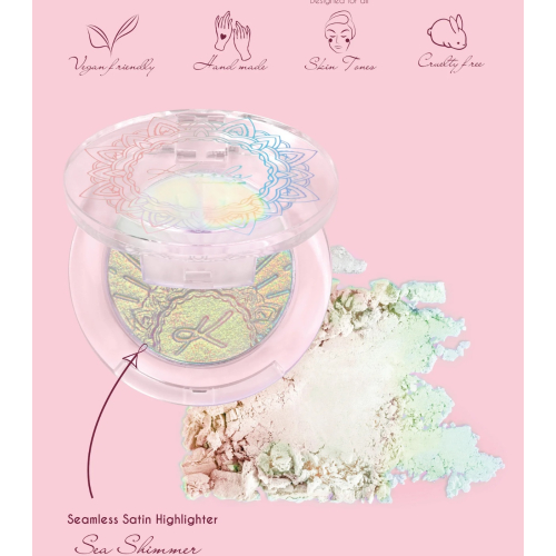 Karla Cosmetics - Iluminador Seeamless Satin - Sea Shimmer