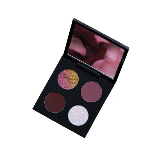 Karla Cosmetics - Paleta de sombras multi-cromo Romance Quad
