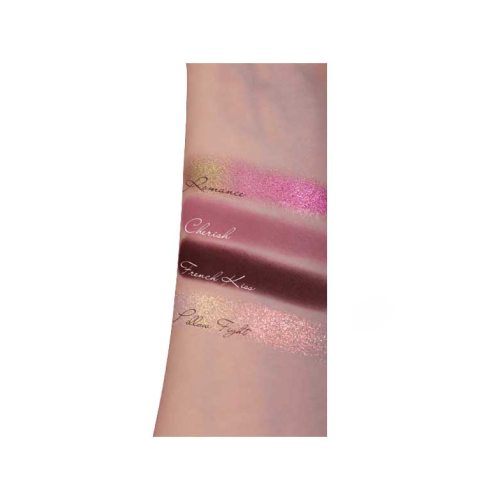 Karla Cosmetics - Paleta de sombras multi-cromo Romance Quad