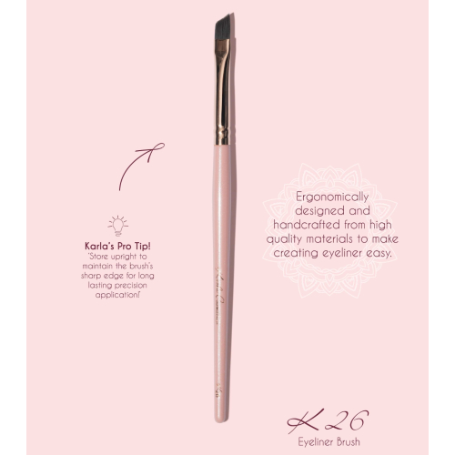Karla Cosmetics - Pincel delineador Essencial Makeup Brush