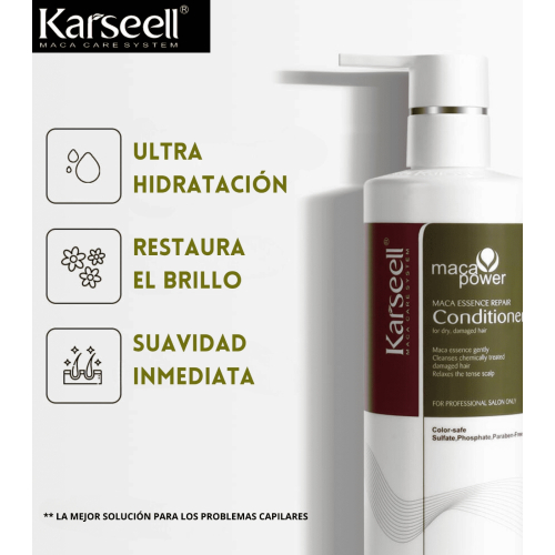 Karseell - *Maca Power* - Condicionador de reparação intensiva