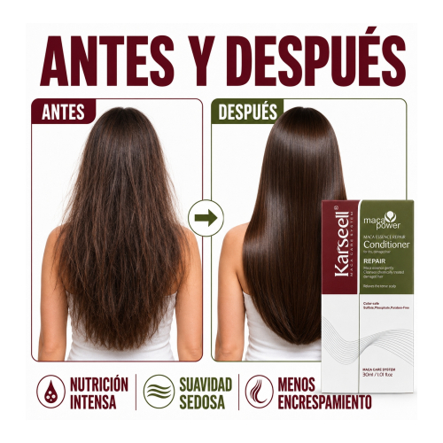 Karseell - *Maca Power* - Acondicionador reparação intensiva - Tamanho mini