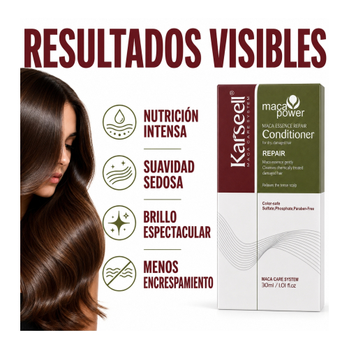 Karseell - *Maca Power* - Acondicionador reparação intensiva - Tamanho mini