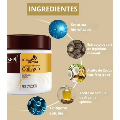 Karseell - *Maca Power* - Máscara capilar reparadora Collagen