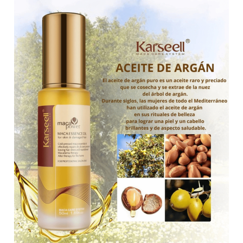 Karseell - *Maca Power* - Sérum capilar com óleo de argan