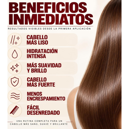 Karseell - *Maca Power* - Conjunto de tratamento alisador Straightening Kit