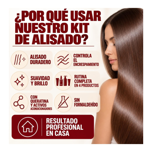 Karseell - *Maca Power* - Conjunto de tratamento alisador Straightening Kit