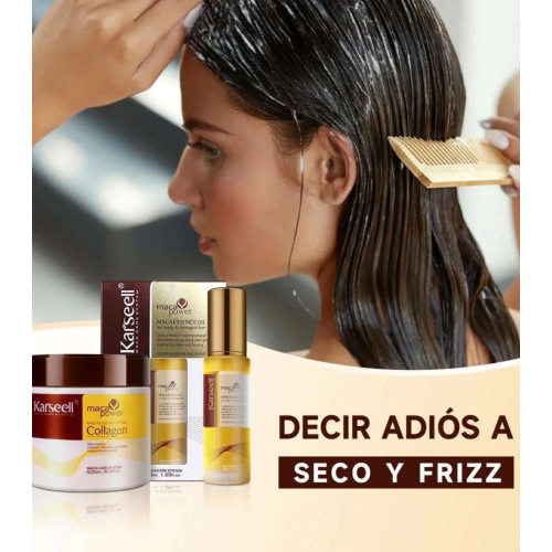 Karseell - *Maca Power* - Conjunto de tratamento reparador Máscara + Óleo Sérum