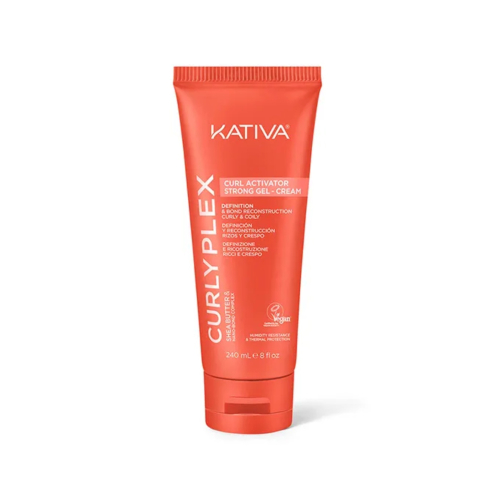 Kativa - *Curly Plex* - Ativador de Cachos Strong Gel-Cream - Cabelos Cacheados
