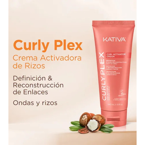 Kativa - *Curly Plex* - Creme ativador de cachos - Cabelos ondulados