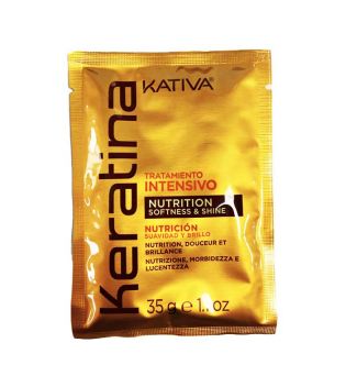 Kativa - Máscara de tratamento nutritivo intensivo Keratina - Formato viagem